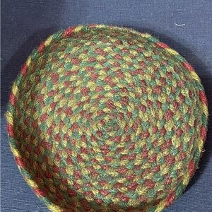 Colorful jute Braided Basket